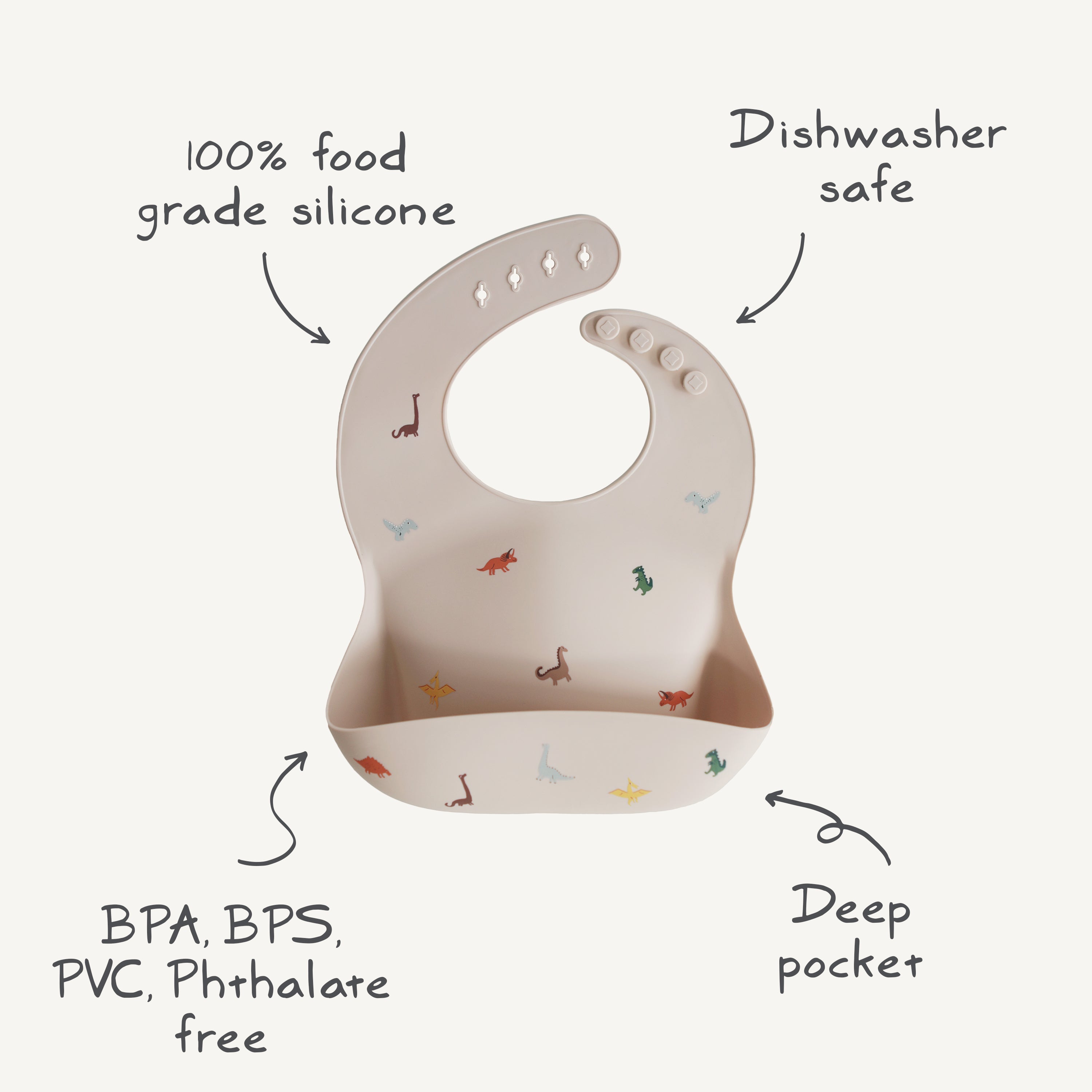 Image of Silicone Baby Bib